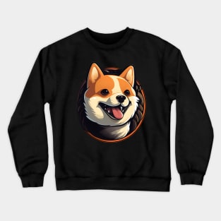 Cartoon Shiba Inu Dog - Cute Shiba Inu Crewneck Sweatshirt